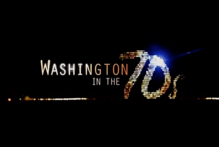 Washington in the 70s title treatment